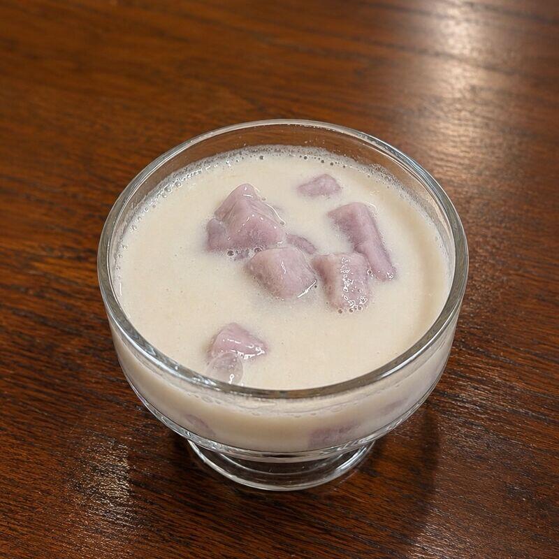 Taro Pearls in Coconut Cream